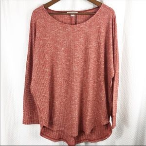 Loveriche Pullover Sweater Top Large NWT Rust